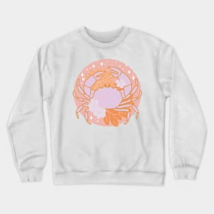 Cancer Crab (Pink) Crewneck Sweatshirt